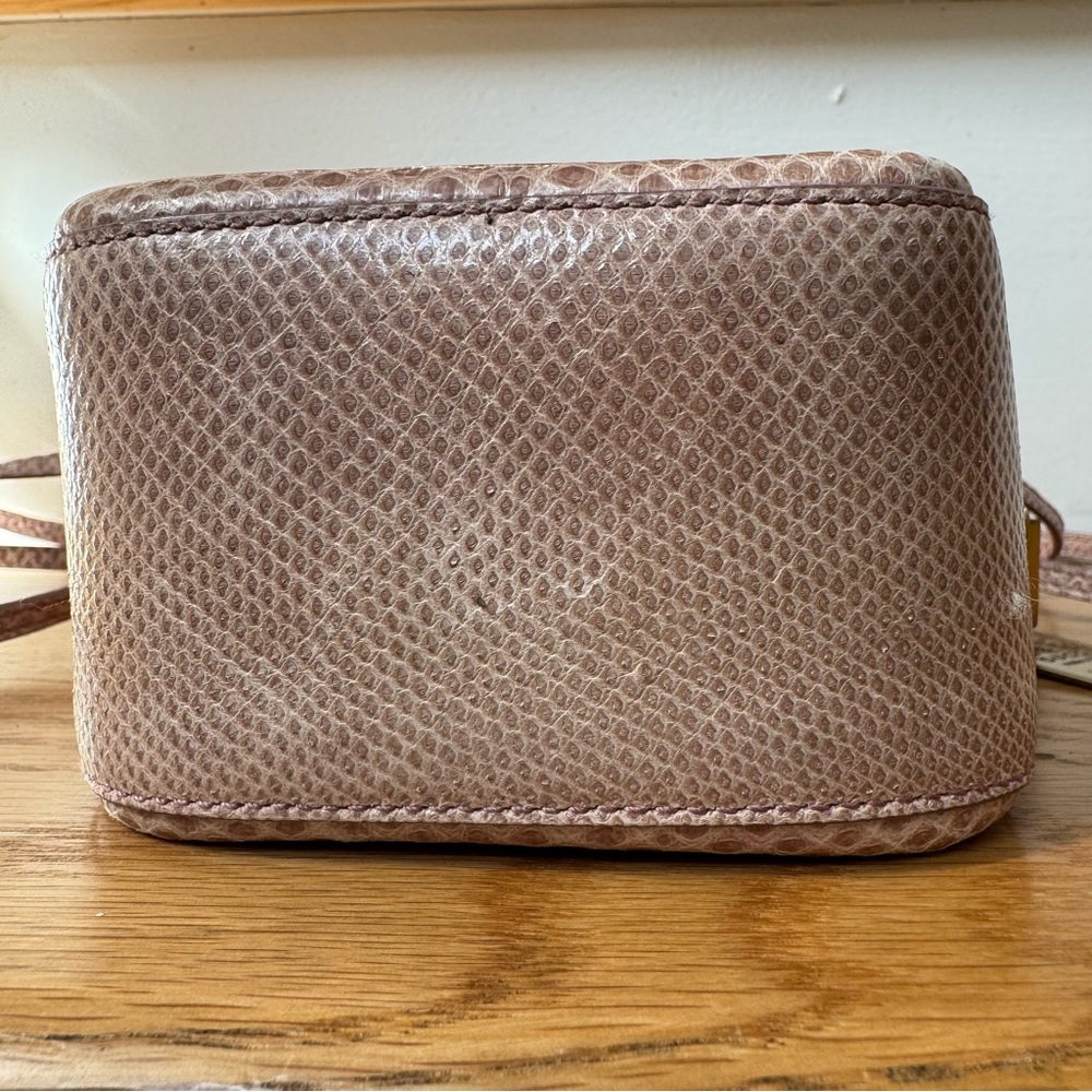 Gucci Taupe Python Snakeskin Small Shoulder Bag - image 3